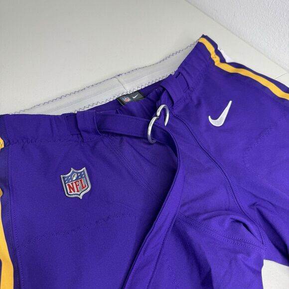 Minnesota Vikings NFL Nike Authentic Team Issued Purple Pants Waist Size 36 - Picture 2 of 9